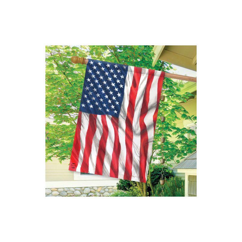 Briarwood Lane American Flag Waving Patriotic House Flag USA Stars & Stripes 28" x 40"