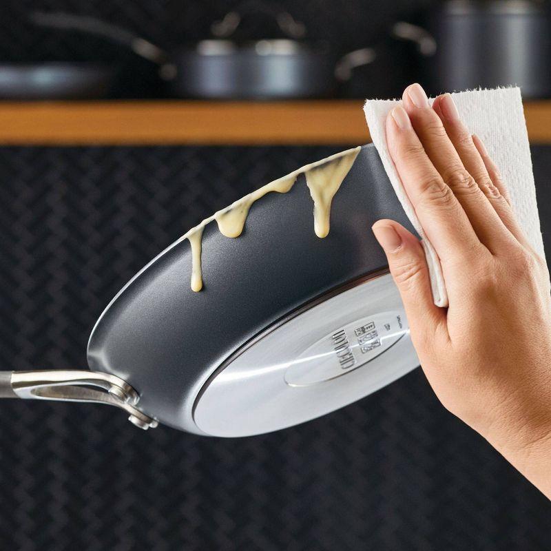 Circulon A1 Series with ScratchDefense Technology 2pc 8.5" and 10" Nonstick Induction Frying Pan Set - Graphite: Dishwasher-Safe Cookware