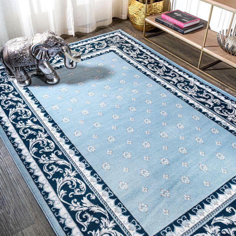 Acanthus French Border Area Rug - JONATHAN Y