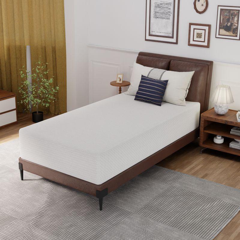 Twin 12-Inch Gel Memory Foam Mattress with Stretch Knit Cover