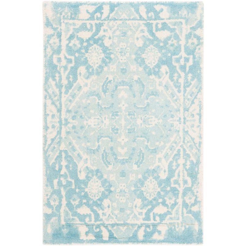 Restoration Vintage Hand Tufted Wool Oriental Rug