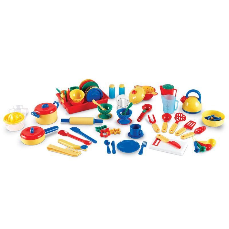 Colorful 73-Piece Pretend Play Kitchen Set for Kids