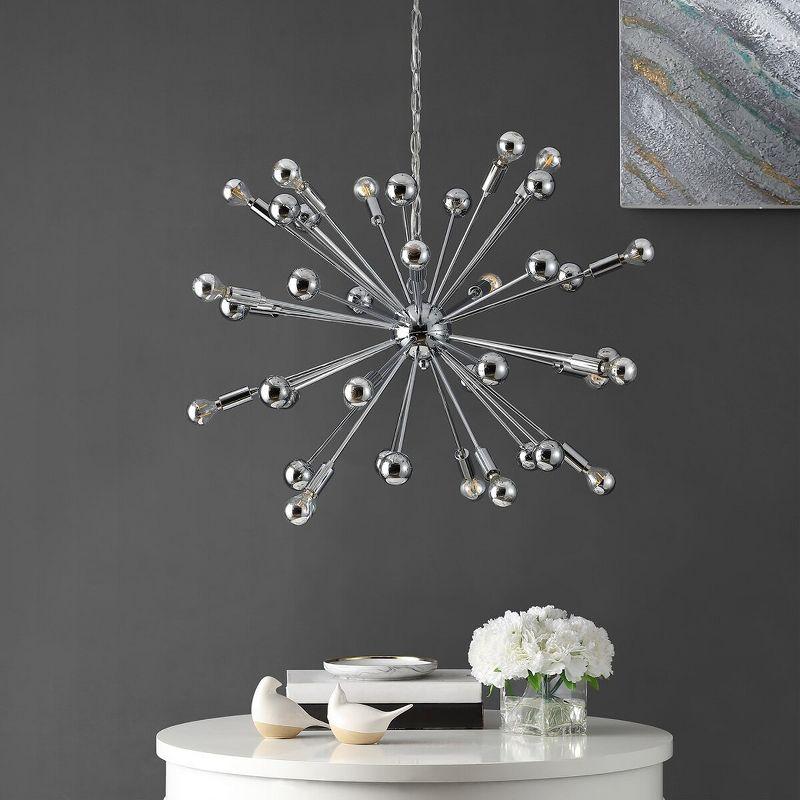 Starburst Sputnik 20 Light 31 Inch Dia Pendant - Chrome - Safavieh.