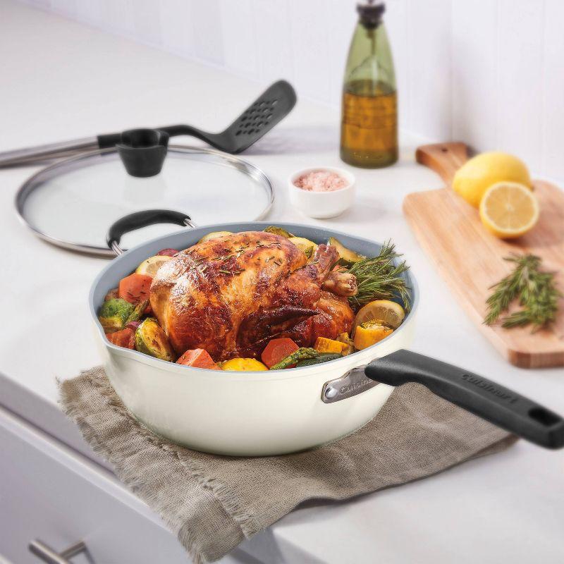 Cuisinart Preferred Pan 4 Piece Set (4.5 Qt. Multi-Purpose Pan with Cover, Steamer, Slotted Turner)