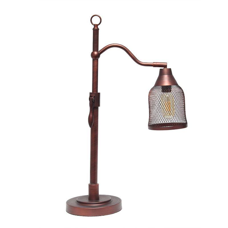 Williston Forge Fawnia 20.75" Red Bronze Arched Table Lamp & Reviews | Wayfair