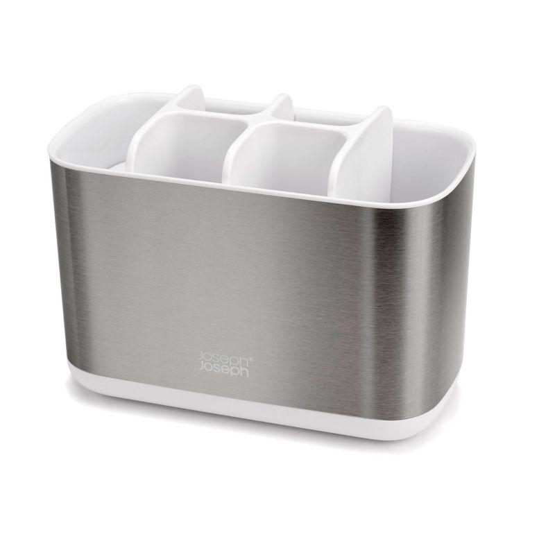 Joseph Joseph EasyStore Stainless Steel Large Toothbrush Holder