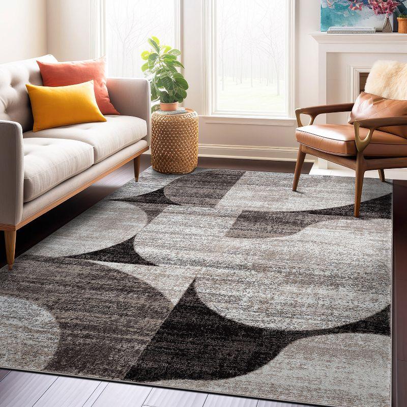 World Rug Gallery Modern Geometric Design Area Rug