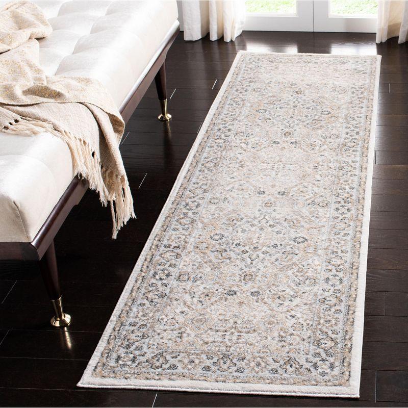 Isabella ISA916 Power Loomed Runner Rug - Cream/Beige - 2'2"x8' - Safavieh