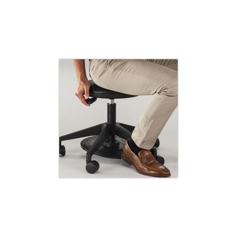 Safco Lab Stool, Backless, Supports Up to 250 lb, 19.25" to 24.25" Seat Height, Black