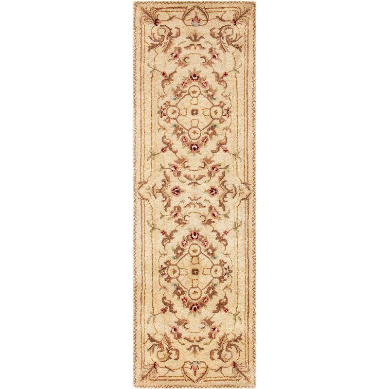 Empire EM823 Hand Tufted Indoor Runner - Beige/Light Gold - 2'6"x12' - Safavieh