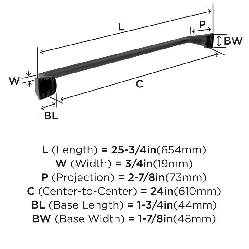 Revitalize 25.75" Wall Mounted Towel Bar
