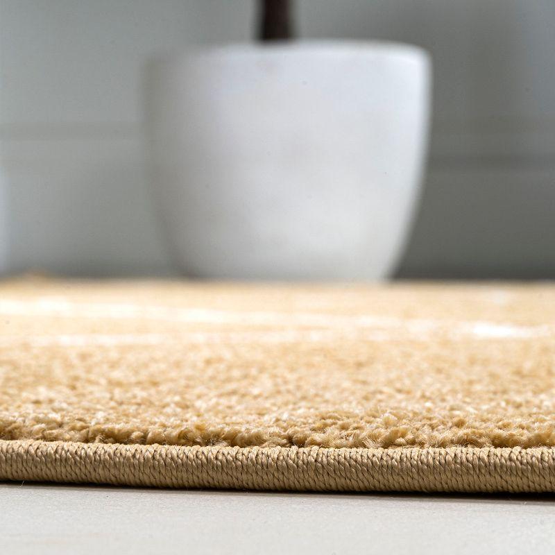8'x10'  Cole Minimalist Diamond Trellis Area Rug, Gold/White - JONATHAN Y