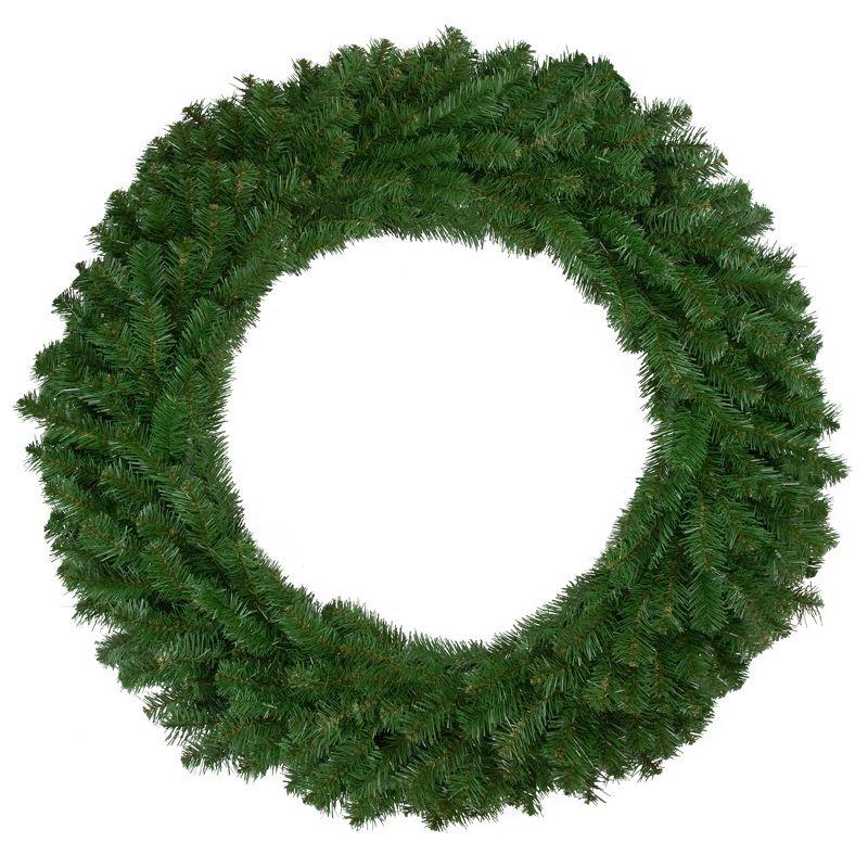 Northlight 36" Canadian Pine Artificial Christmas Wreath - Green Unlit