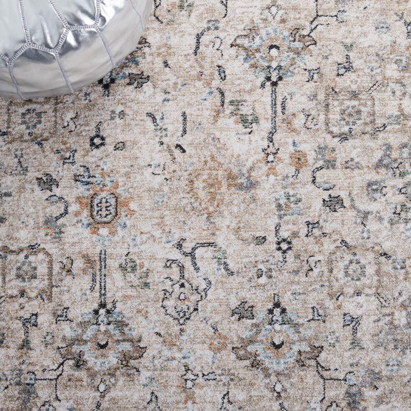 Jasmine JSM333 Power Loomed Area Rug - Grey/Blue - 5'3"x7'7" - Safavieh.