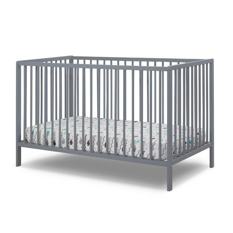 Sorelle Happy 3-in-1 Convertible Crib - Gray