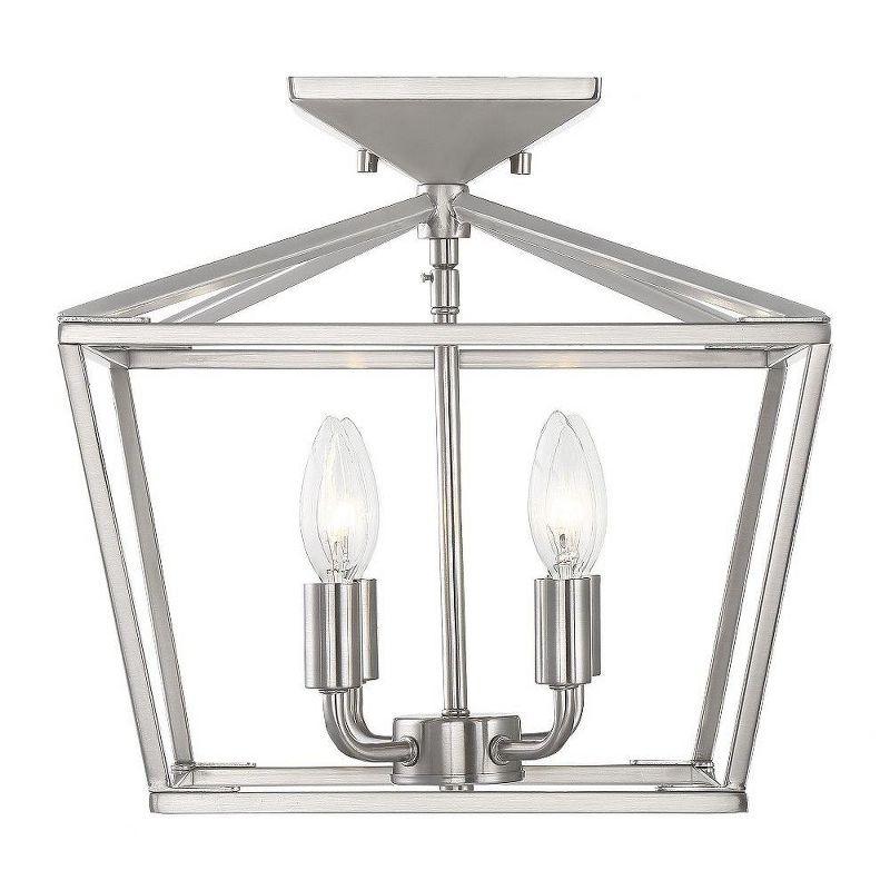 Savoy House Townsend 4 - Light Semi-Flush Mount in  Satin Nickel