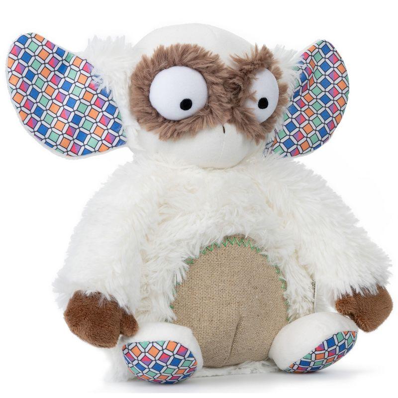 Wobby the Wild Eared Wala White Plush Toy with Burlap Belly