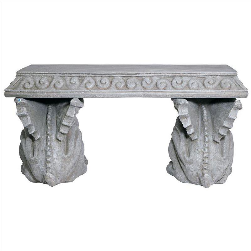 Gargoyle Resin Outdoor Bench