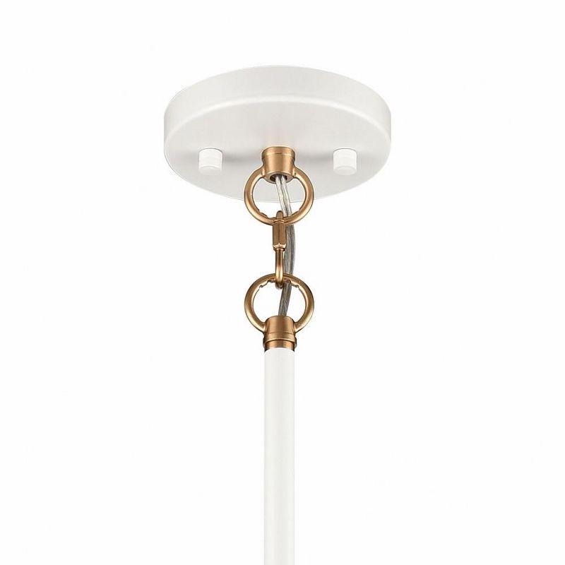 Elk Home Boudreaux 6 - Light Chandelier in  Matte White