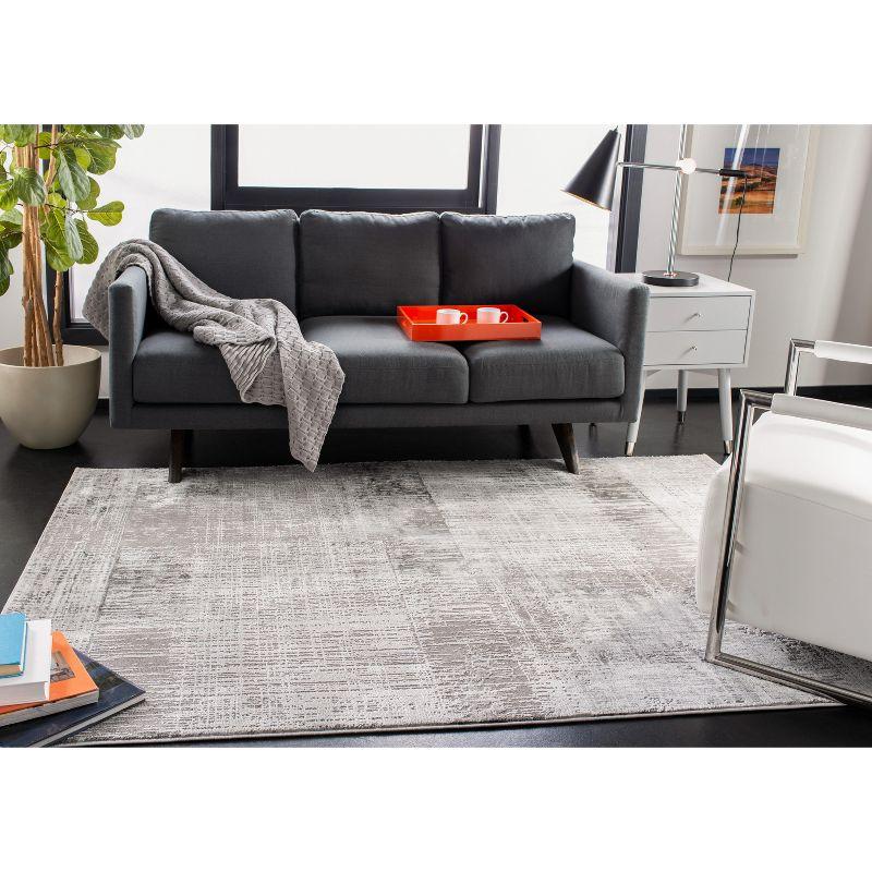Craft CFT874 Loomed Indoor Area Rug - Grey/Dark Grey - 6'7"x9' - Safavieh