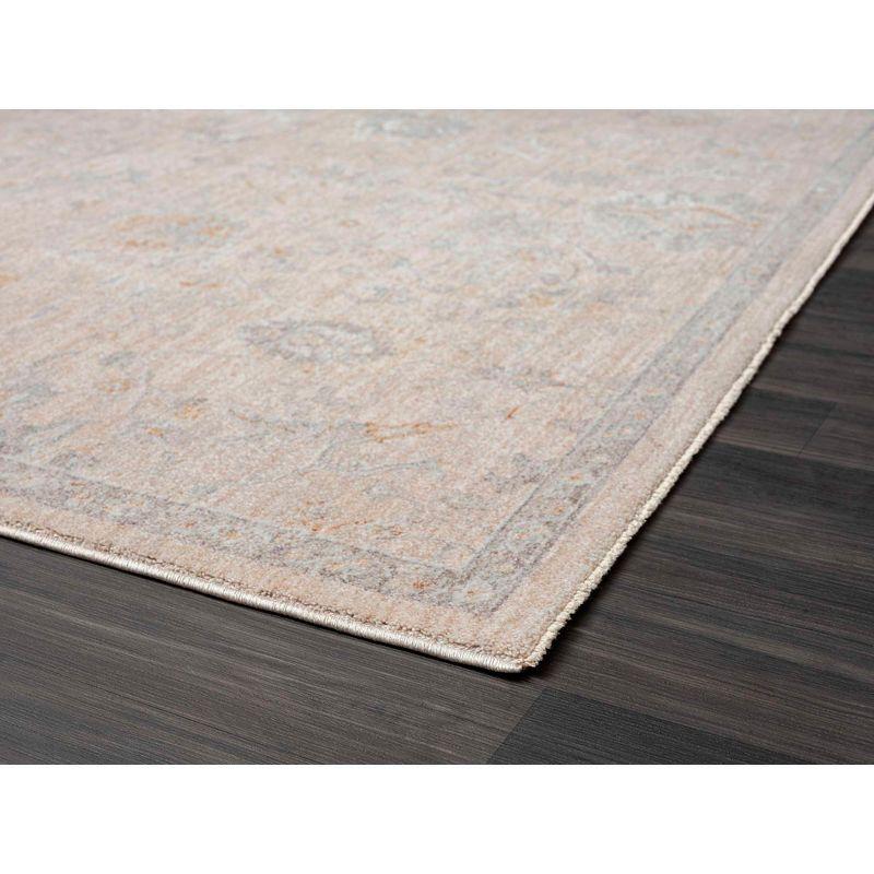 Obeetee Estate Vintage Floral Woven Indoor Area Rug