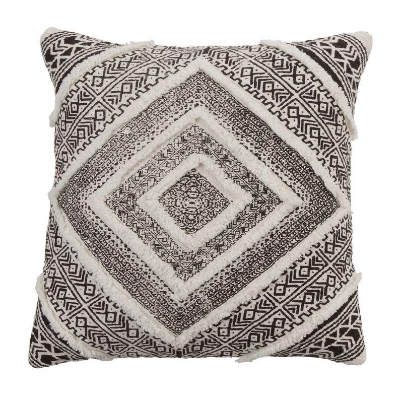 Saro Macklin Collection Ikat Cotton Throw Pillow