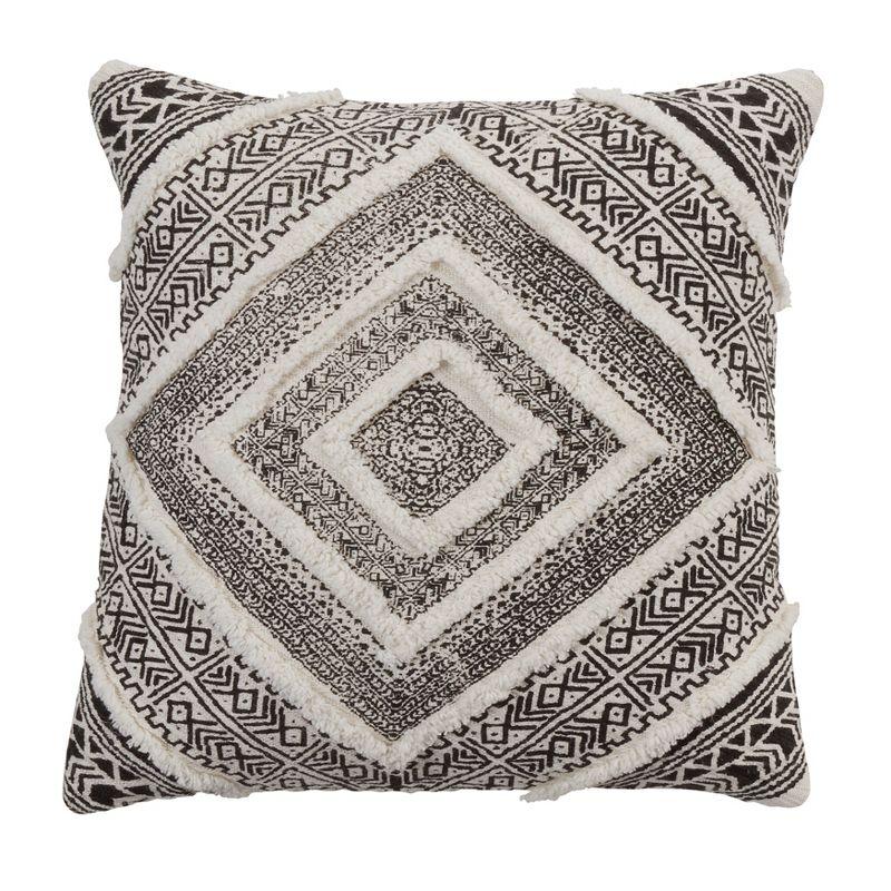 Saro Lifestyle Embellished Diamond Down-Filled Throw Pillow