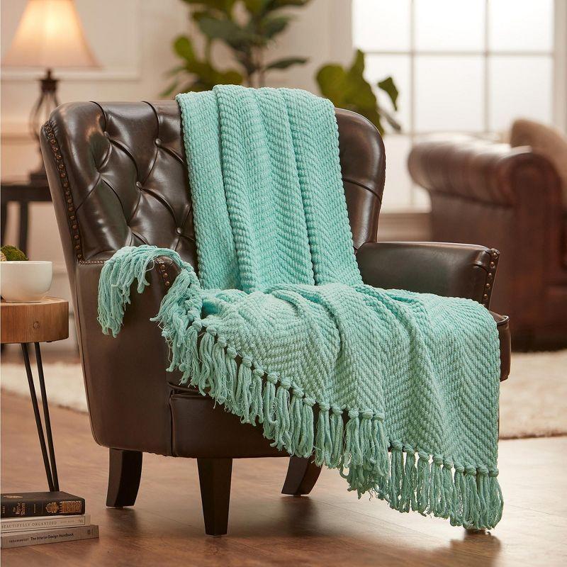 Chanasya Textured Knitted Throw