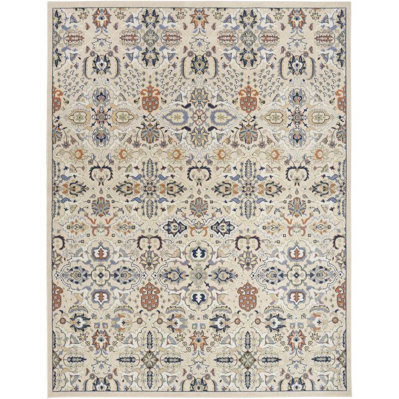 Nourison Allur Boho Indoor Area Rug Beige 9'x12'