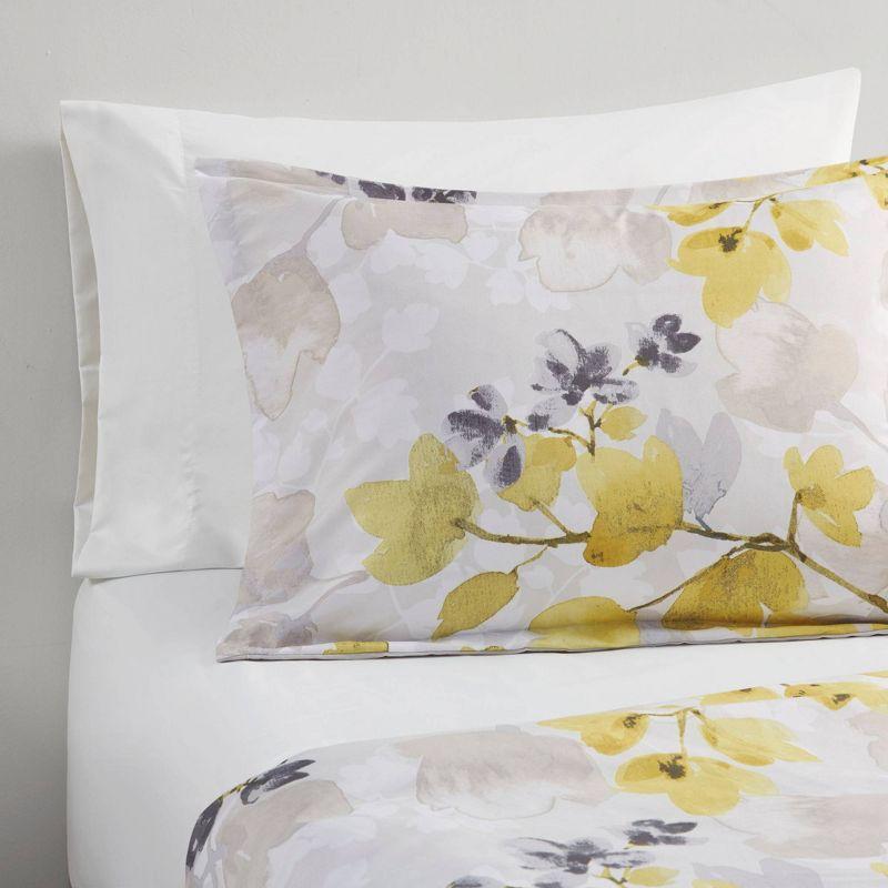 Floral Comforter Set with Bed Sheets