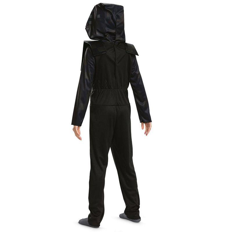 Minecraft Wither Skeleton Hooded Jumpsuit Classic Child Costume, Small (4-6)