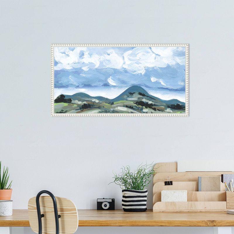 Nature Trek II Scenic Landscape Canvas Print with White Floater Frame