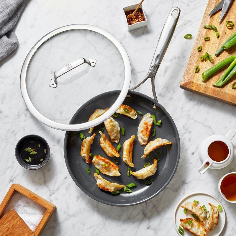 ZWILLING J.A. Henckels ZWILLING Energy Plus 10-inch Stainless Steel Ceramic Nonstick Fry Pan with Lid