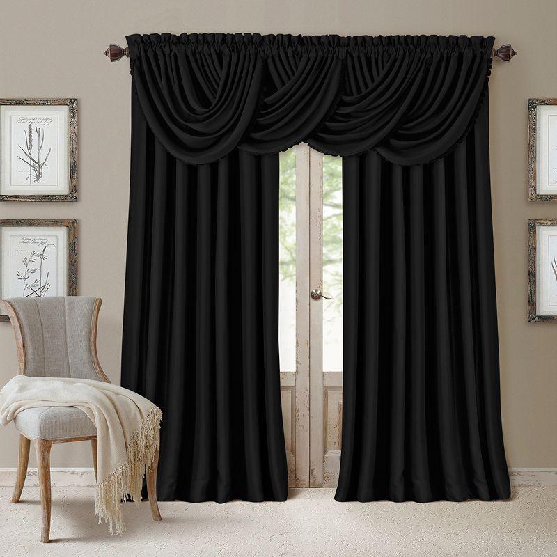 Elrene All Seasons Single Blackout Window Curtain Panel - Elrene Home Fashions