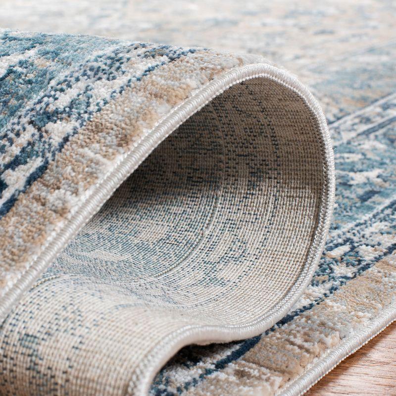 Victoria VIC910 Power Loomed Indoor Accent Rug - Blue/Grey - 2'2"x4' - Safavieh