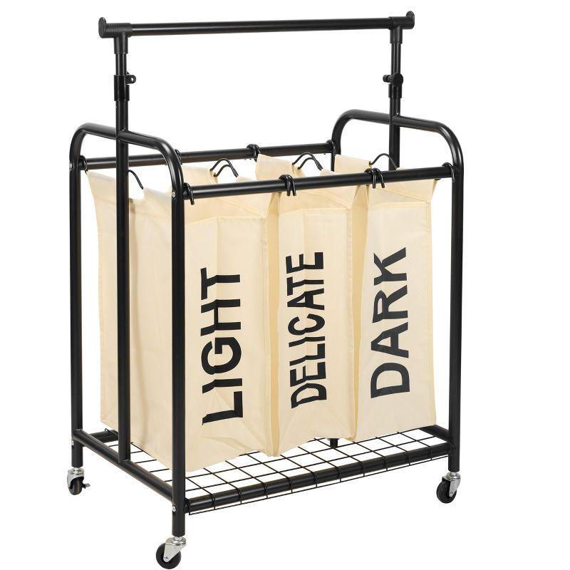 Rebrilliant Metal Rolling Laundry Sorter with Handles