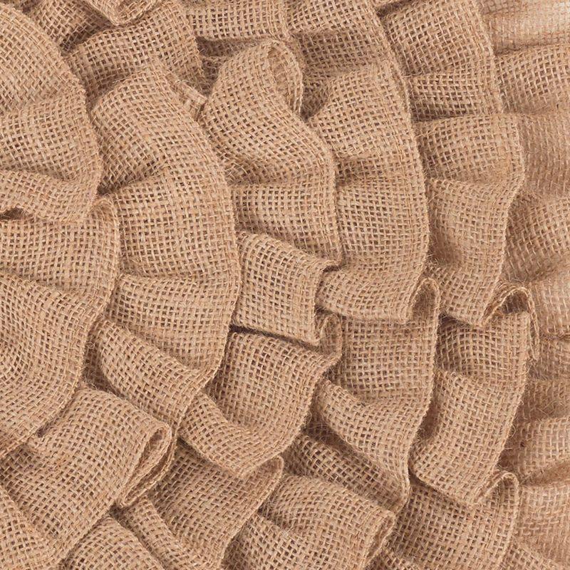 Rachelle Solid Color Burlap Tree Skirt