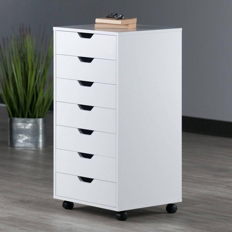 Halifax 7 Drawer Cabinet with Casters - Winsome