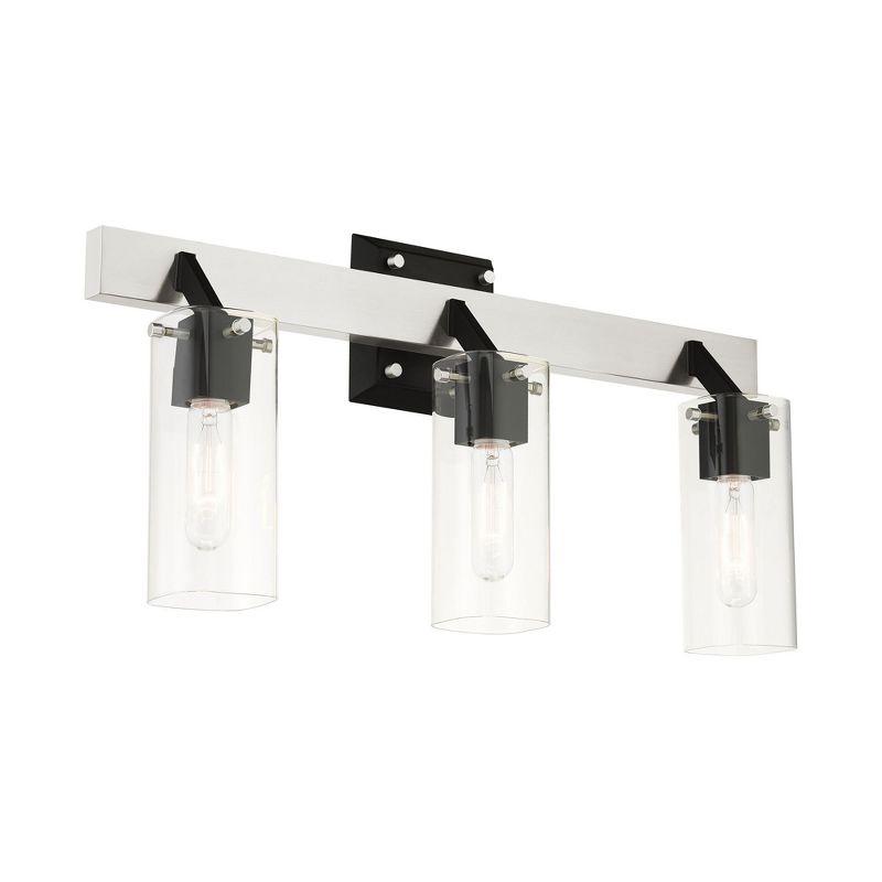 Livex Lighting Beckett 3 - Light Vanity in  Brushed Nickel