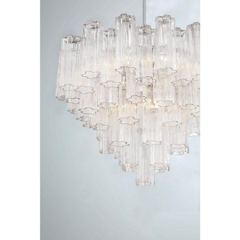 Crystorama Lighting Addis 12 - Light Chandelier in  Polished Chrome