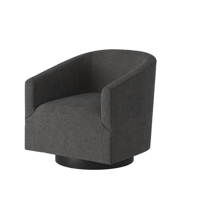 Donovan Upholstered Swivel Barrel Chair