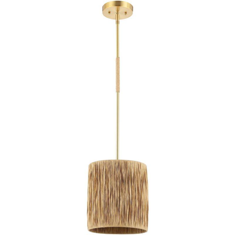 Saija 9" Pendant - PND4189 - Natural/Gold - Safavieh