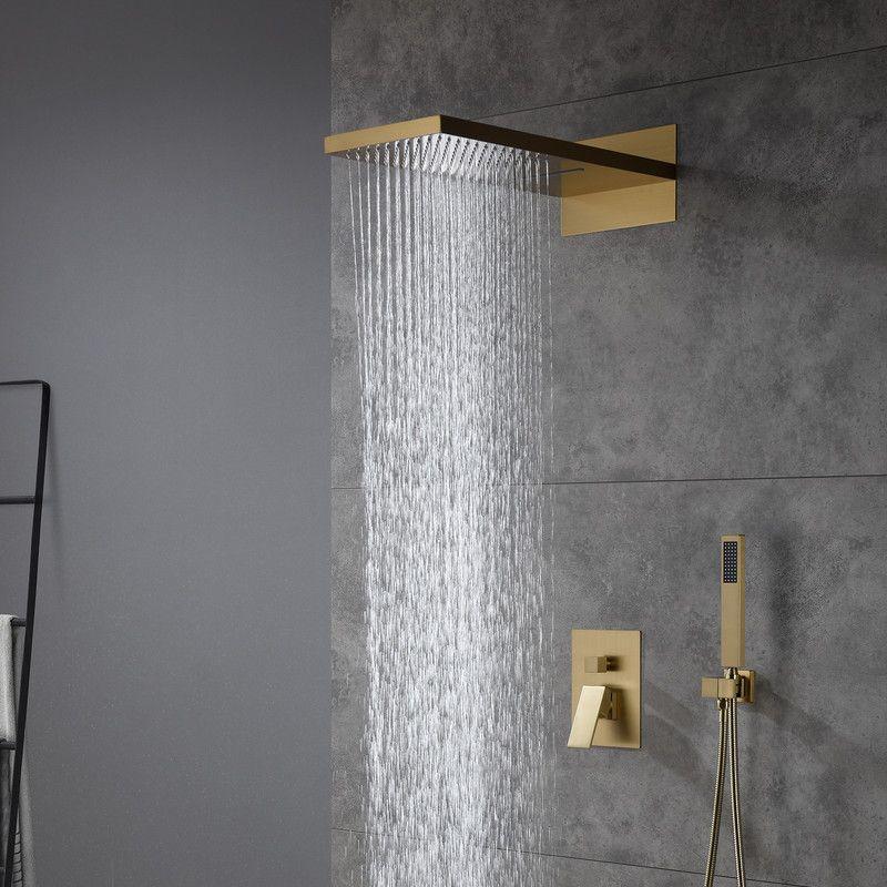 Cascade Bliss Luxury Complete Shower System with Rough-in Valve