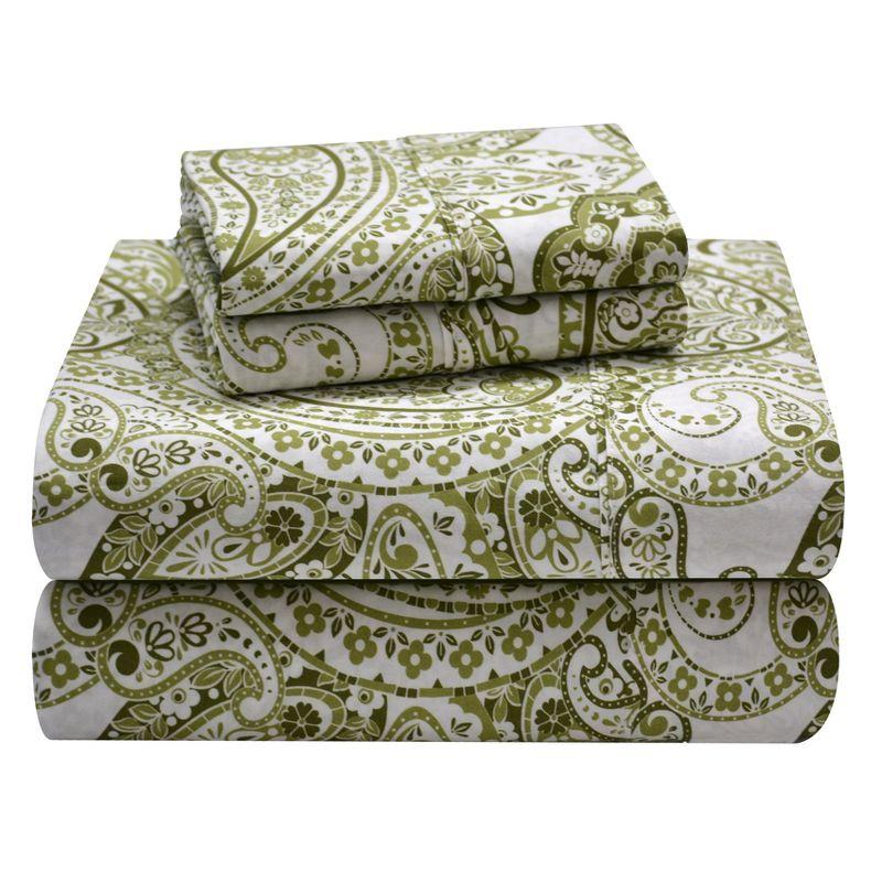 Boho Percale Paisley Sheet Set