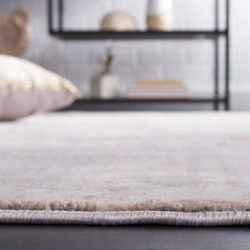 Eternal ETL204 Power Loomed Indoor Area Rug - Grey/Beige - 6'7" Round - Safavieh
