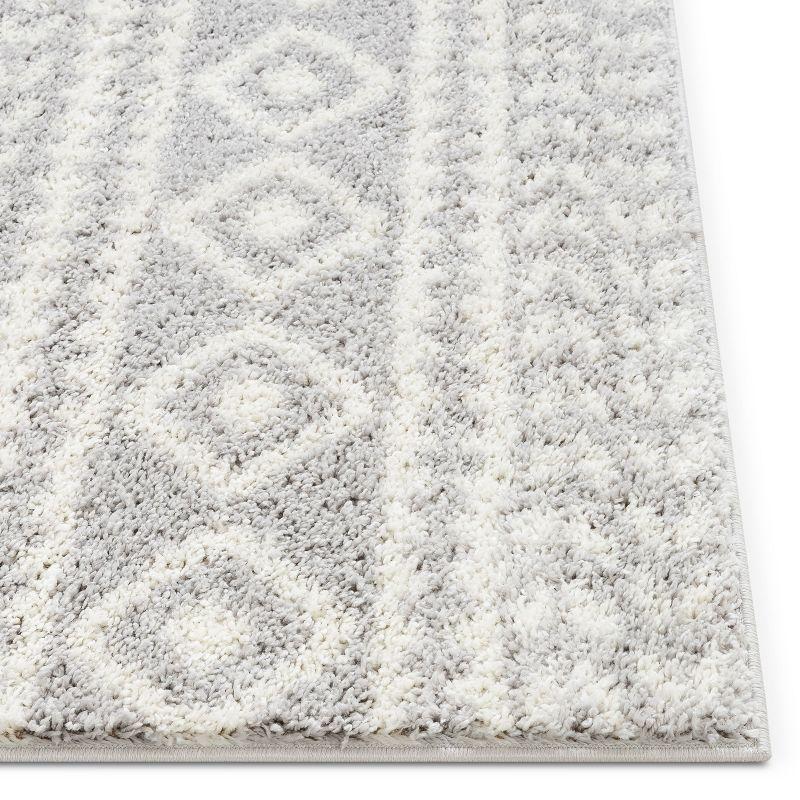 Marandia Geometric Gray Area Rug
