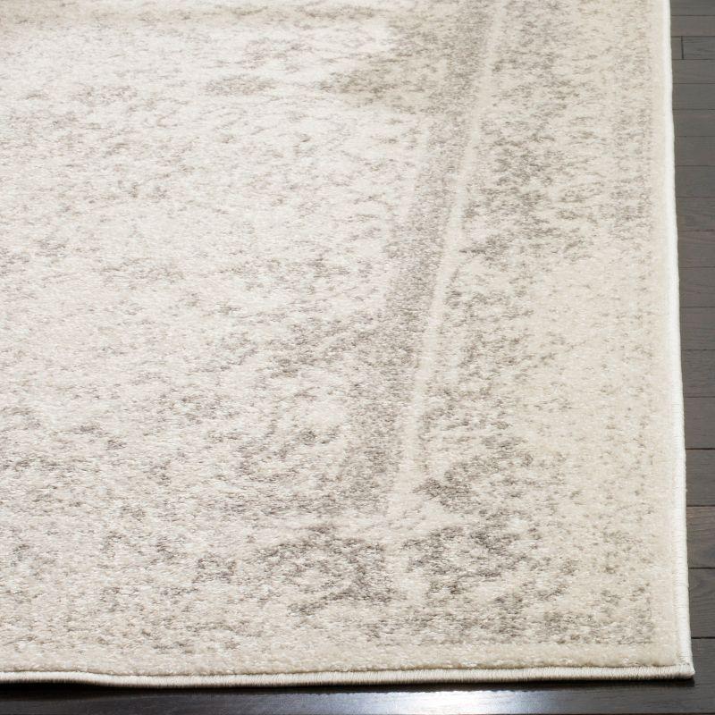 Adirondack ADRW109 Power Loomed Area Rug - Ivory/Silver - 3'x5' - Safavieh.