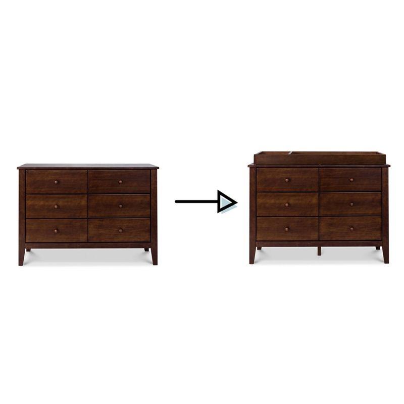 Morgan 6 Drawer 19" W Double Dresser