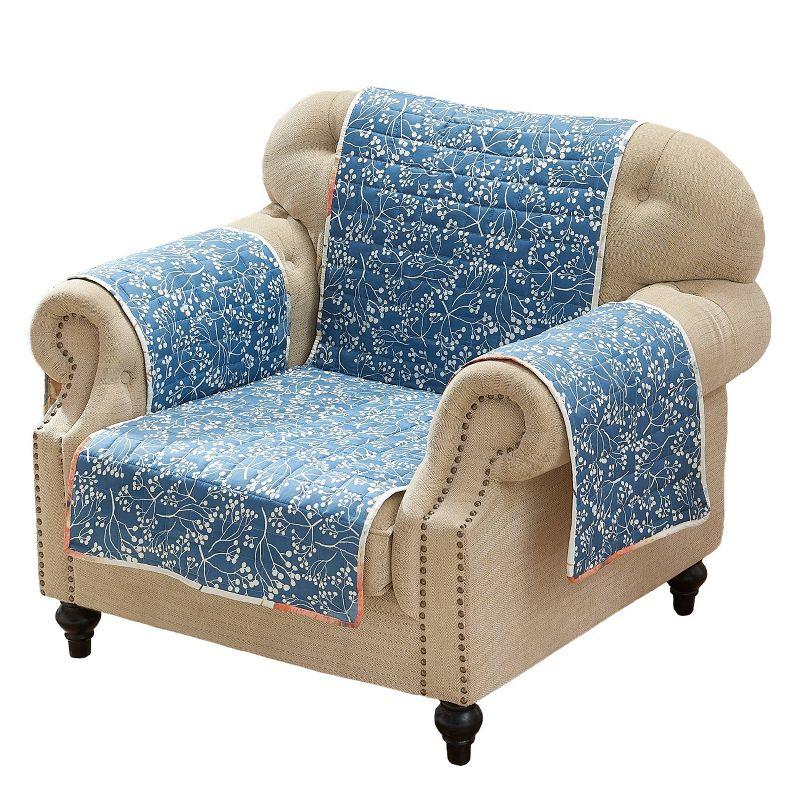 Barefoot Bungalow Elmina Willow Reversible Quilted Armchair Slipcover
