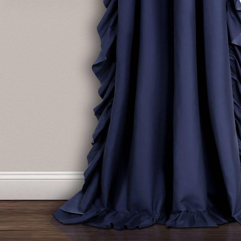 Reyna Polyester Semi Sheer Curtain Panel